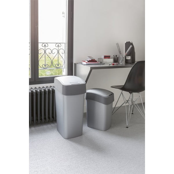Pilka šiukšliadėžė Curver Pacific, 45 l-image-3