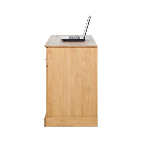 "Støraa Tommy" natūralios pušies darbo stalas su 2 durelėmis-image-2