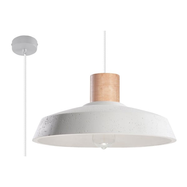 Baltas pakabinamas šviestuvas Sollux Arrigo-image-4