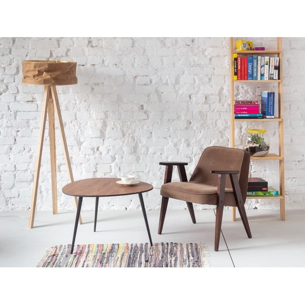 Kavos staliukas juodomis kojomis Ragaba Pawi Pick, 67 x 62 cm-image-1