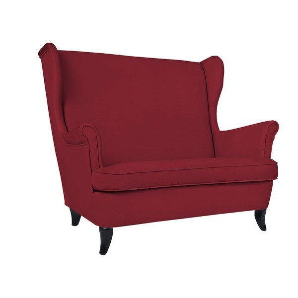 Raudona dvivietė sofa "Micadoni Home Pirla