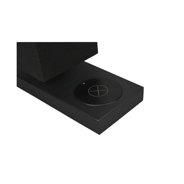 Matinės juodos spalvos stalinė lempa su belaidžiu įkrovikliu (aukštis 35 cm) Haley - Reality-image-3