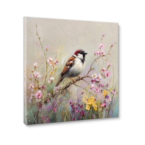 Spausdintas paveikslas tapyba ant drobės 32x32 cm Sparrow – Styler-image-3