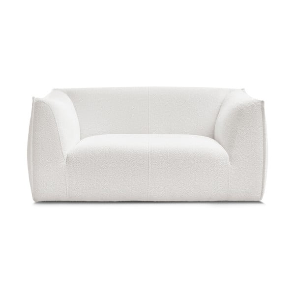 Baltos spalvos iš boucle sofa 170 cm Giorgia – Bobochic Paris