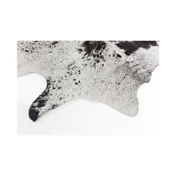 Baltos ir rudos spalvos karvės odos kilimas Kare Design Hide, 190 x 150 cm-image-1