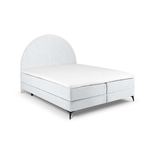 Šviesiai pilka lova su dėže 160x200 cm Sunrise - Cosmopolitan Design