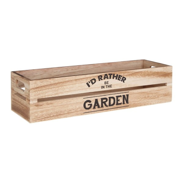 "Premier Housewares Garden" medinė dėžutė žolelėms ir gėlėms, 15 x 45 cm-image-1
