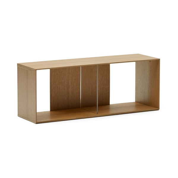Modulinė lentyna natūralios spalvos iš ąžuolo 101x38 cm Litto – Kave Home-image-2