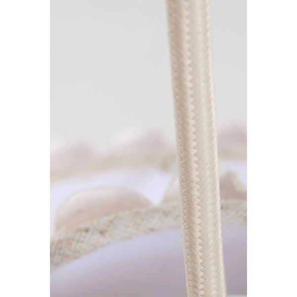Smėlio spalvos iš lino kabantis šviestuvas ø 60 cm Alina – Jotex-image-3