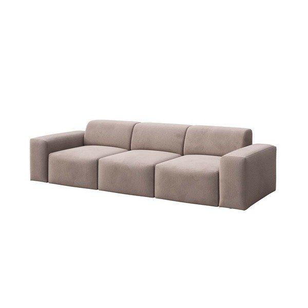 Smėlio spalvos iš kordinio velveto sofa 285 cm Villet – Rodier-image-2