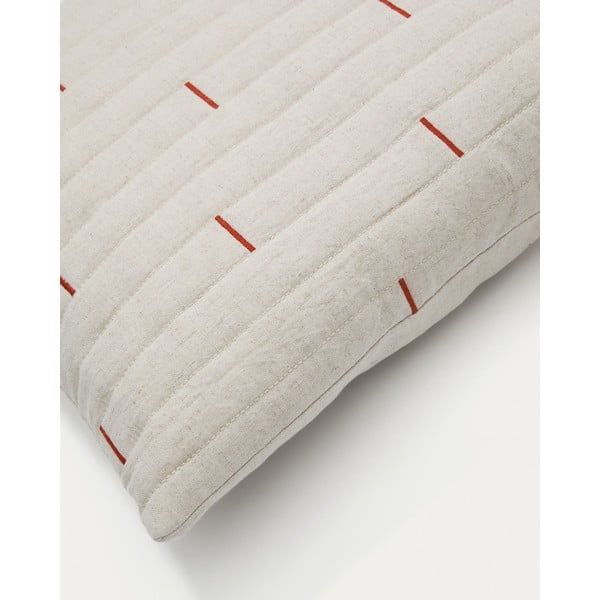 Iš lino mišinio dekoratyvinis pagalvės užvalkalas 45x45 cm Blaina – Kave Home-image-2