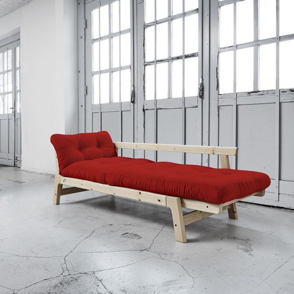 Sofa lova "Karup Step" natūrali/raudona-image-3