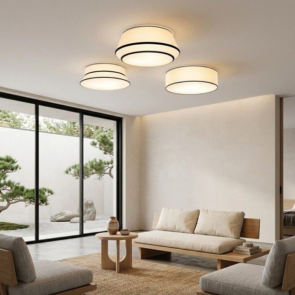 Baltos spalvos iš popieriaus lubinis šviestuvas ø 60 cm TOP – Thoro-image-3