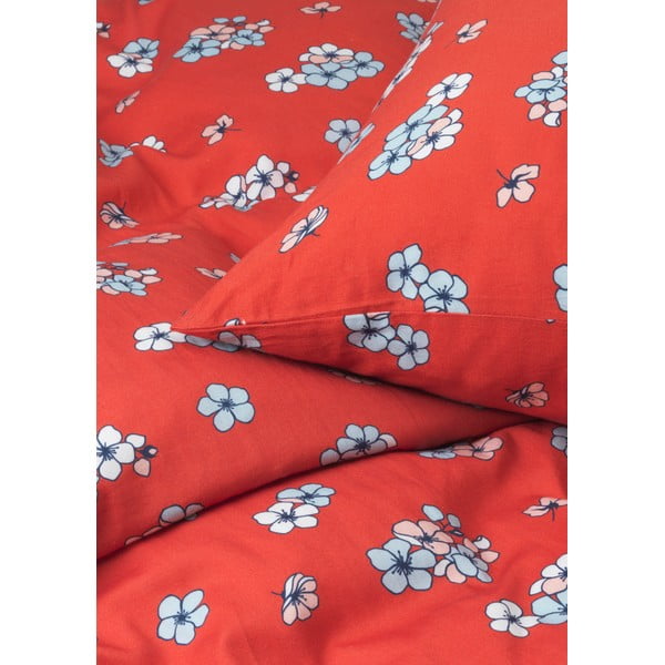 Dvigulė/itin ilga patalynė raudonos plytų spalvos iš satino medvilnės 200x220 cm Grand Pleasantly – JUNA-image-2