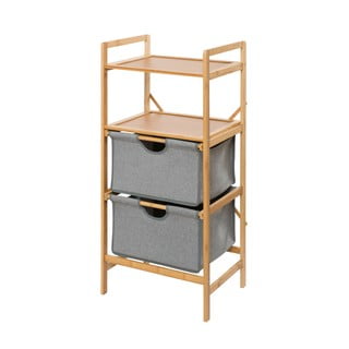 2 stalčių stovas su bambuko rėmu Wenko Bamboo