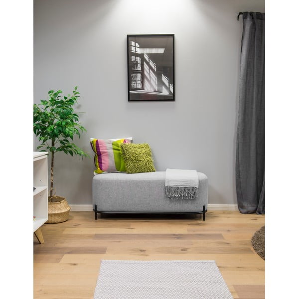 Pilkos spalvos pufas Tenzo Harry, plotis 122 cm-image-1