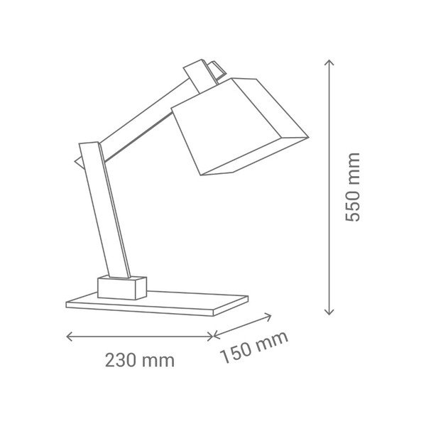 Baltas stalinis šviestuvas su medine konstrukcija SULION Erasmo-image-3