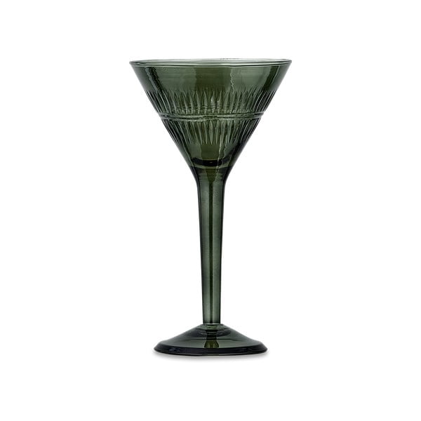 4 žalių perdirbto stiklo kokteilinių taurių rinkinys Nkuku Mila