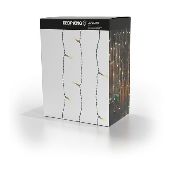 LED lempučių girlianda DecoKing Drop, 200 lempučių, ilgis 9,88 m-image-2