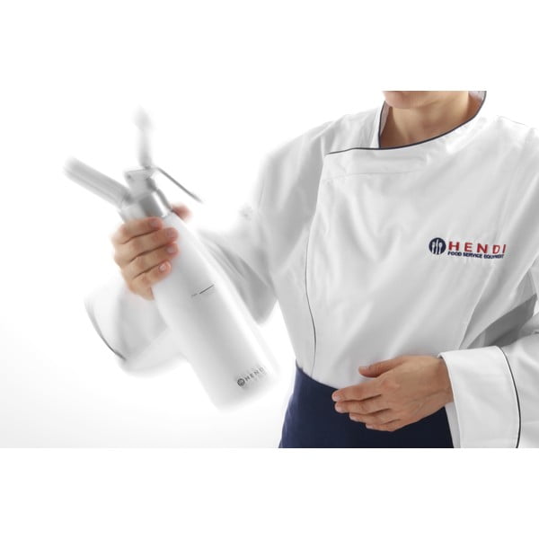 Juodas aliuminio buteliukas nuo plaktos grietinėlės Hendi Kitchen Line, 500 ml-image-4