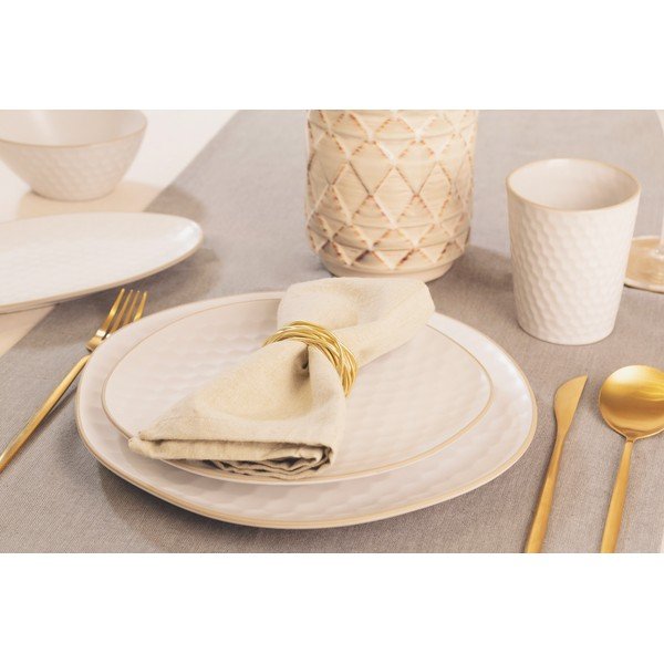 Sriubos iš akmens masės lėkštės baltos spalvos 6 vnt. Imprints – Villa Altachiara-image-3