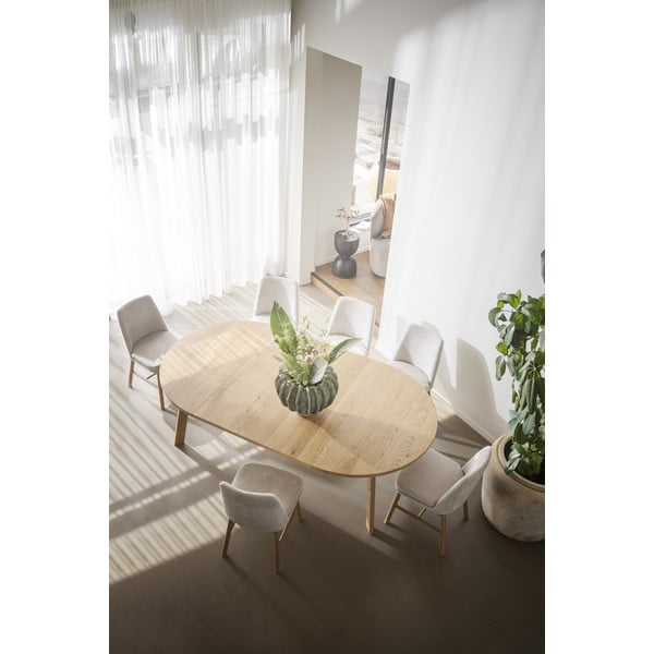 Stalo prailginimas iš ąžuolo 130x50 cm Glenside – Rowico-image-1