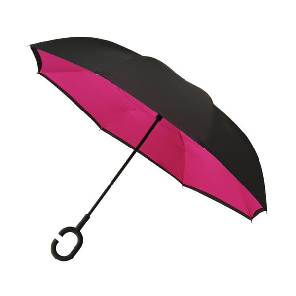 Juodai rožinis skėtis "Rever", ⌀ 107 cm