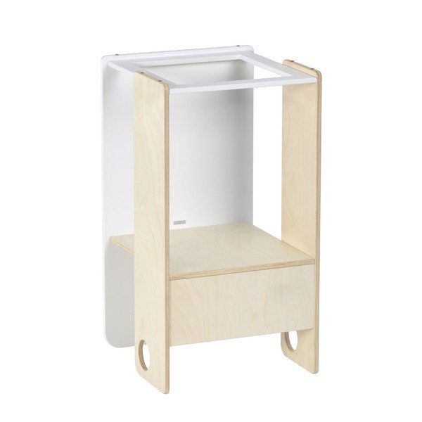 Baltos spalvos/natūralios spalvos mokymosi bokštas Nuun – Kave Home