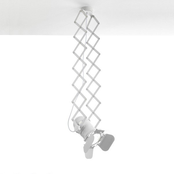 Pakabinamas šviestuvas su pantografo sistema Tomasucci Extension White-image-2