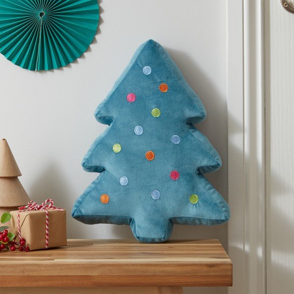 Iš velveto dekoratyvinė pagalvėlė su Kalėdų motyvu 34x40 cm Christmas Tree – Catherine Lansfield