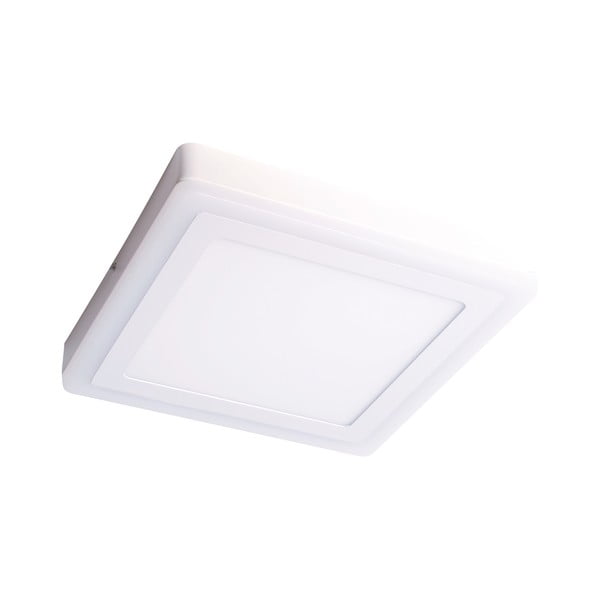 Baltas kvadratinis lubinis šviestuvas SULION Twis, 24,5 x 24,5 cm