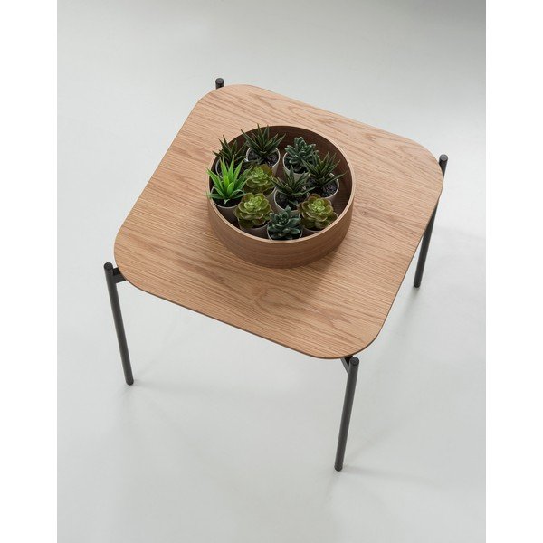 Žurnalinis staliukas iš ąžuolo Marckeric Idara, plotis 50 cm-image-1