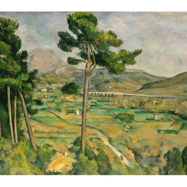 Paul Cezanne reprodukcija Mont Sainte, 80 x 70 cm