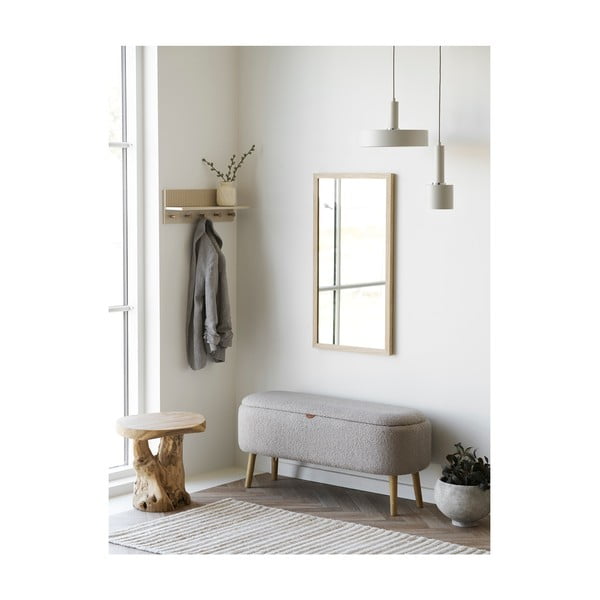 Iš tikmedžio masyvo apvalios formos šoninis stalas ø 40 cm Palena – House Nordic-image-3