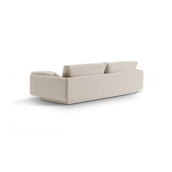 Iš velveto sofa baltos spalvos 250 cm Torino – Micadoni -image-2