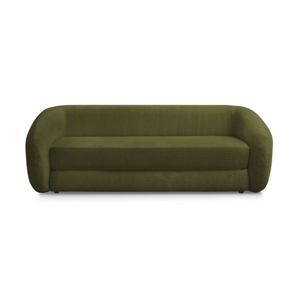 Žalios spalvos iš šenilinio audinio sulankstoma sofa 228 cm Neyo – Bobochic Paris