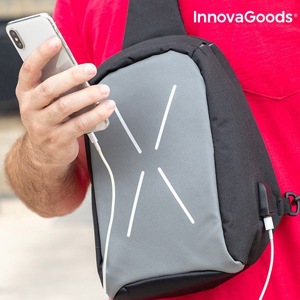 Krepšys su vienu dirželiu nuo vagystės InnovaGoods-image-1