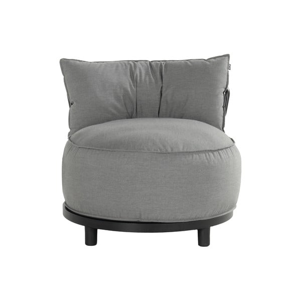 Paminkštinto audinio sodo krėslas šviesiai pilkos spalvos Emma – Hartman-image-2