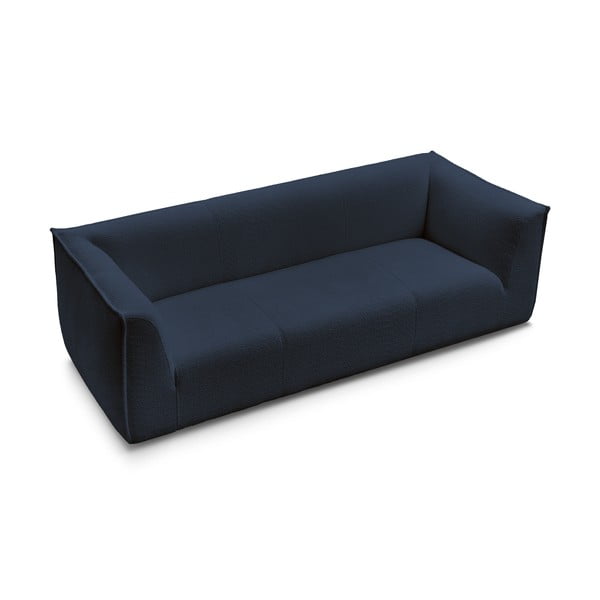 Tamsiai mėlynos spalvos iš boucle sofa 242 cm Giorgia – Bobochic Paris-image-4