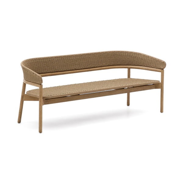 Smėlio spalvos/natūralios spalvos iš akacijos masyvo sodo sofa Arinella – Kave Home