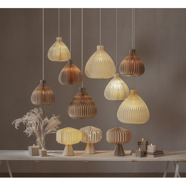 Šviestuvo gaubtas kreminės spalvos ø 38 cm Honeycomb – Star Trading-image-4