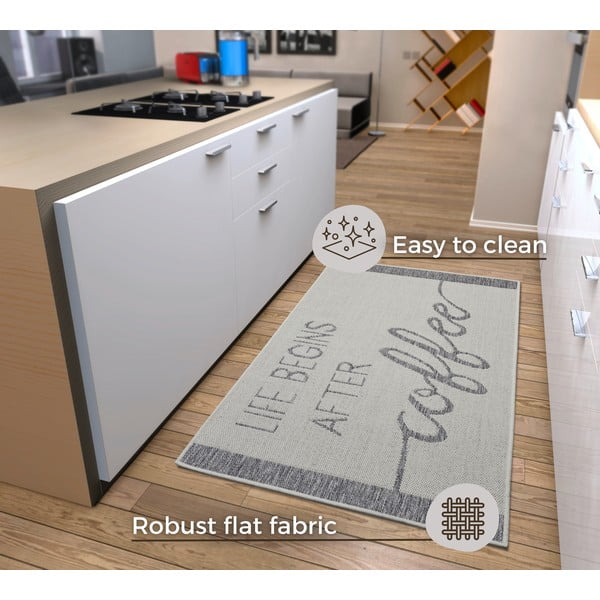 Kilimas pilkos spalvos 92x150 cm Cucina – Hanse Home-image-4