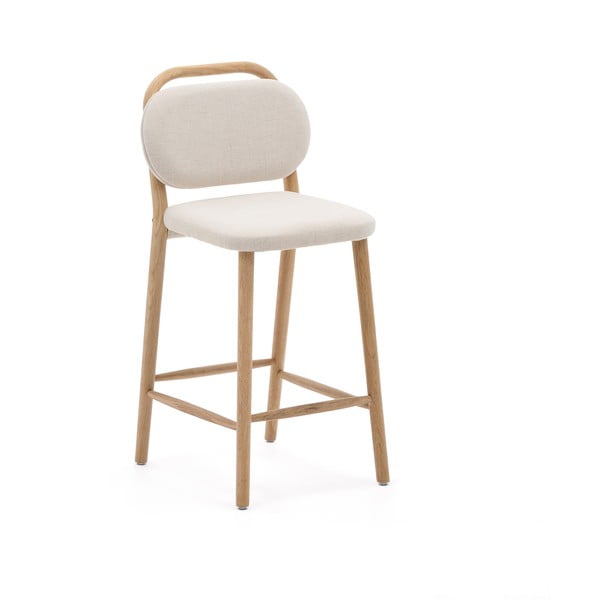 Smėlio spalvos baro taburetė (sėdynės aukštis 66 cm) Helda – Kave Home
