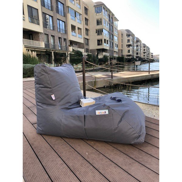 Sodo sėdmaišis pilkos spalvos Daybed – Floriane Garden-image-1