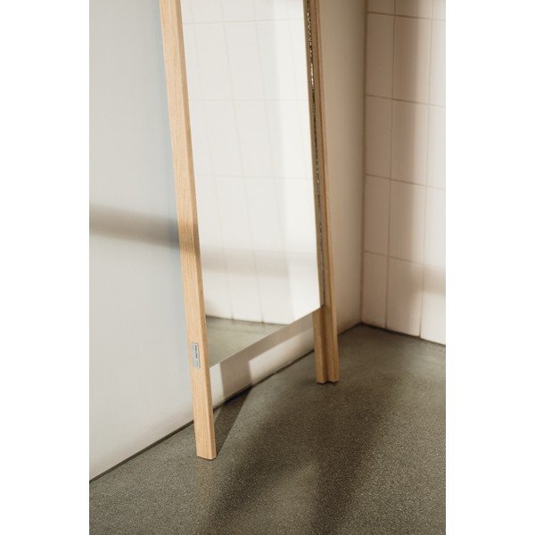 Pastatomas veidrodis su medžio masyvo rėmu 49x166 cm Lun – noo.ma-image-2