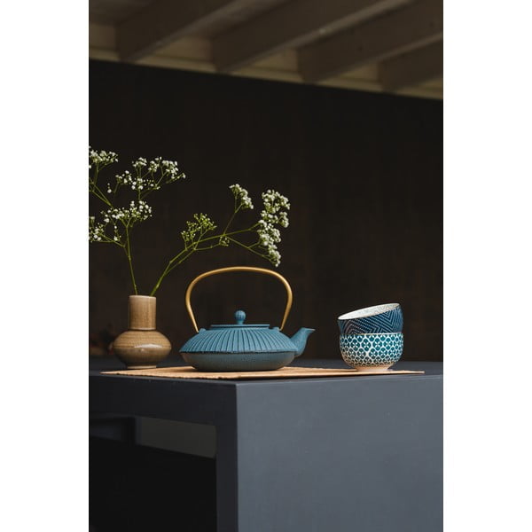 Iš ketaus arbatinukas mėlynos spalvos 1,1 l Linhai – Bredemeijer-image-3