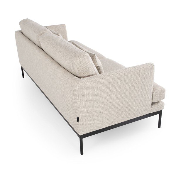 Šviesios smėlio spalvos sofa Ndesign Pearl, plotis 165 cm-image-3
