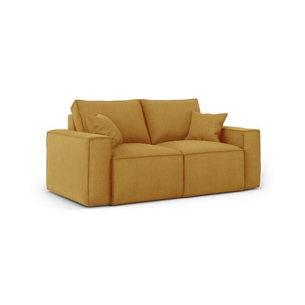 Geltonos spalvos sofa "Cosmopolitan Design Miami", 180 cm-image-2