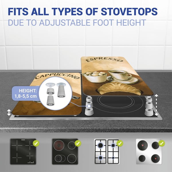 2 stiklinių viryklės dangčių rinkinys Wenko Coffee-image-3