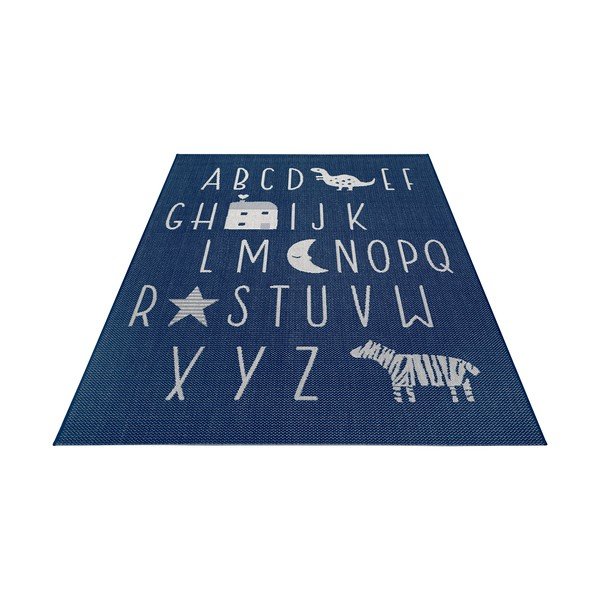 Mėlynas vaikiškas kilimas Ragami Letters, 200 x 290 cm-image-3